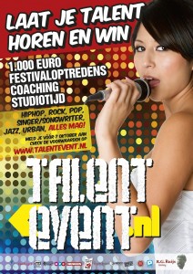 Wervingsposter Talent Event 2013-2014