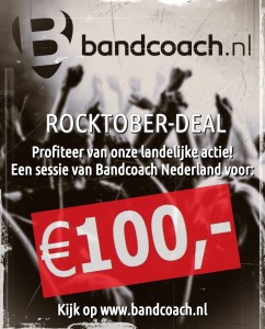 Bandcoach Nederland ROCKTOBER-DEAL
