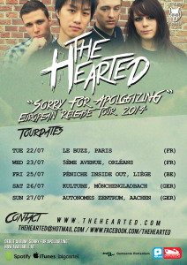 European-Release-Tour-2014-Poster- The Hearted